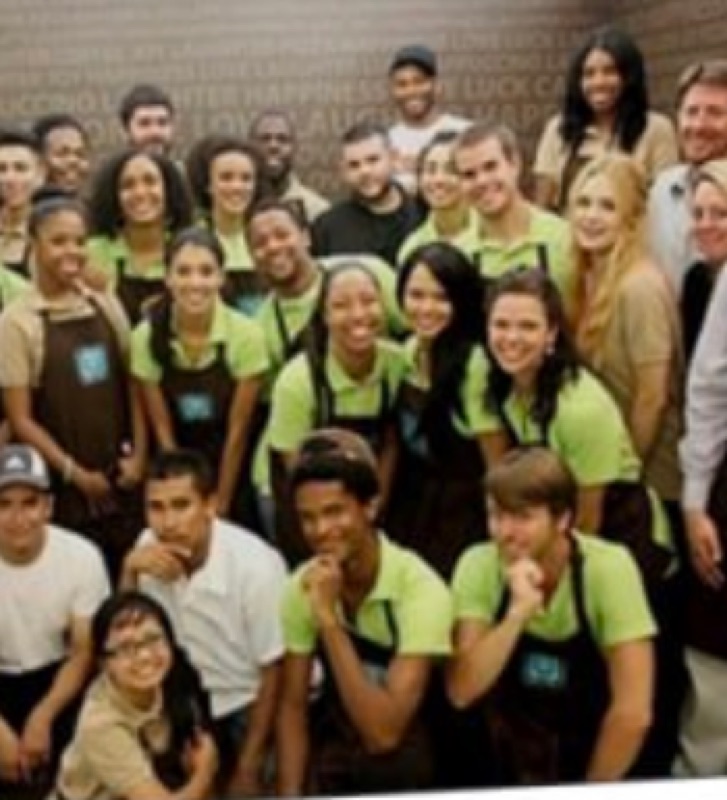 Restaurant crew in uniform
