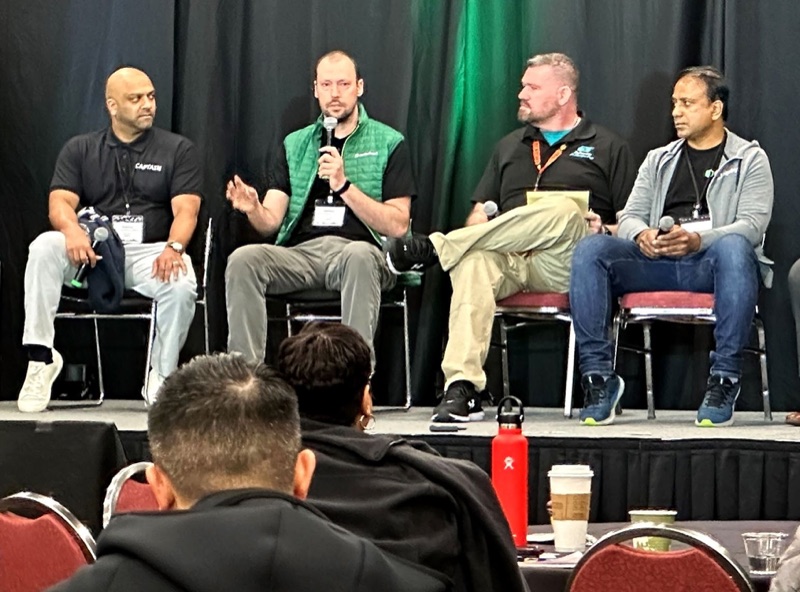 Cartwheel on an industry panel